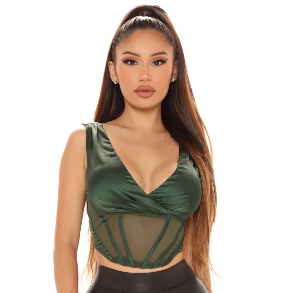 NWT - Fashionova Crop Corset Top